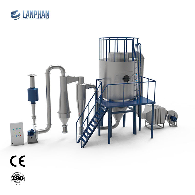 Máquina secadora por atomización centrífuga de 22000 rpm con evaporación de agua de 10 kg/h para la fabricación de polvo en laboratorio