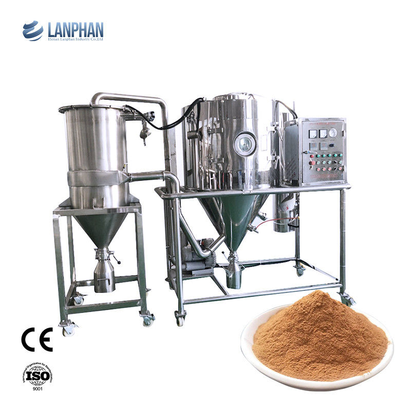Máquina secadora por atomización centrífuga de 22000 rpm con evaporación de agua de 10 kg/h para la fabricación de polvo en laboratorio