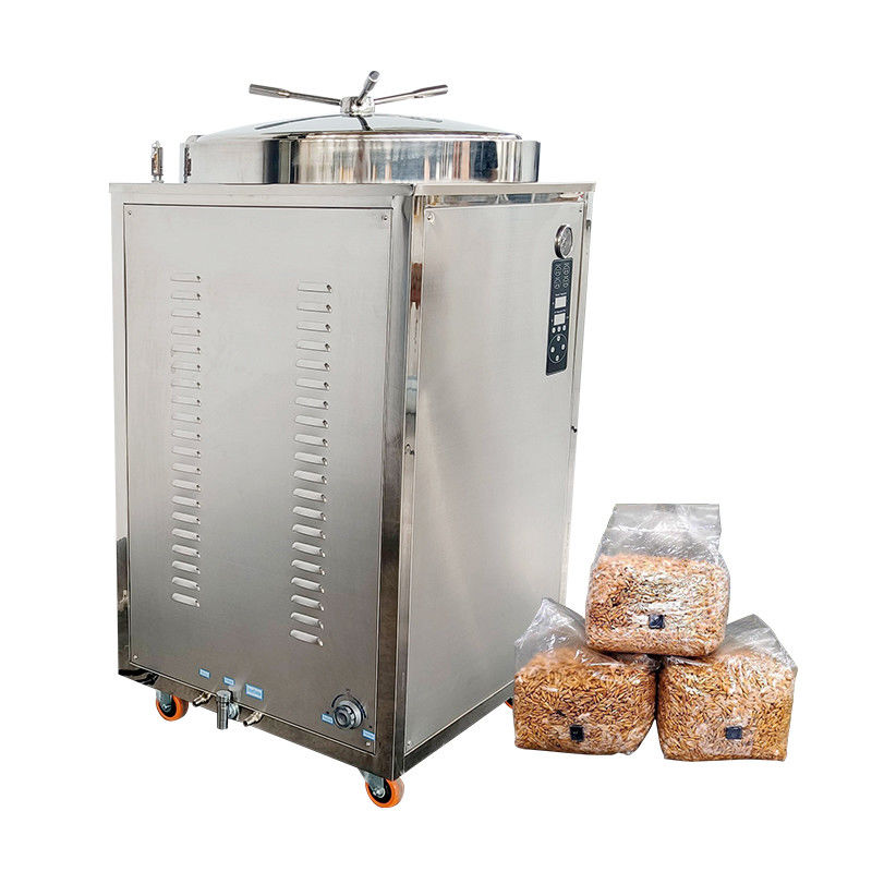 Autoclave de vapor vertical de alta presión de 200 litros con presión de trabajo de 0,22 MPa