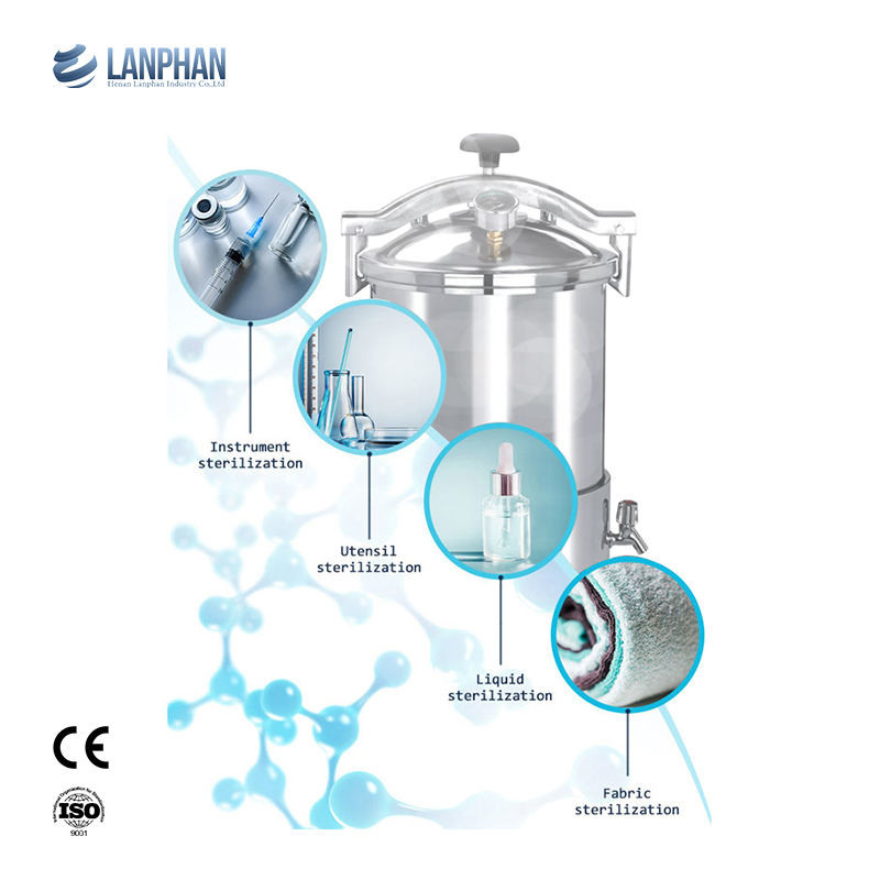 Autoclave de vapor portátil de calefacción eléctrica del laboratorio del Mpa de la autoclave 0,16 del esterilizador