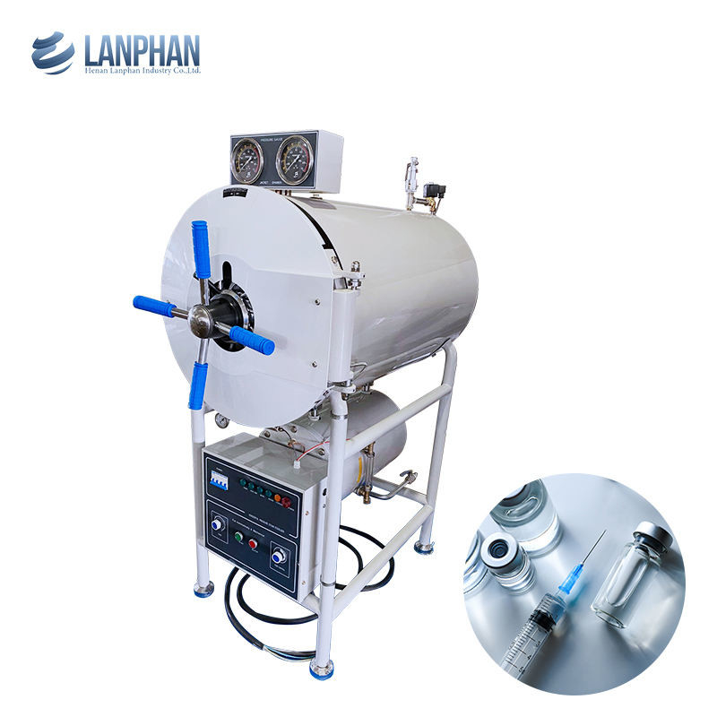Esterilización por pulso horizontal con vacío Esterilizador en autoclave 150l 200l 280l para alimentos enlatados