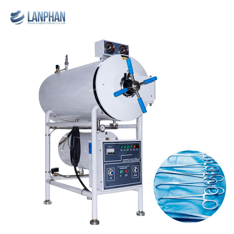 Esterilización por pulso horizontal con vacío Esterilizador en autoclave 150l 200l 280l para alimentos enlatados