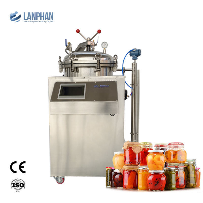 Autoclave esterilizador industrial de 100L de capacidad con baño de vapor y agua para esterilización a alta presión