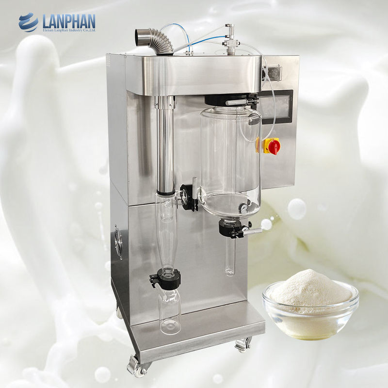 Máquina de secado de vapor de laboratorio mini 2L Capacidad SUS304 Material 3KW Potencia para polvo de leche de café