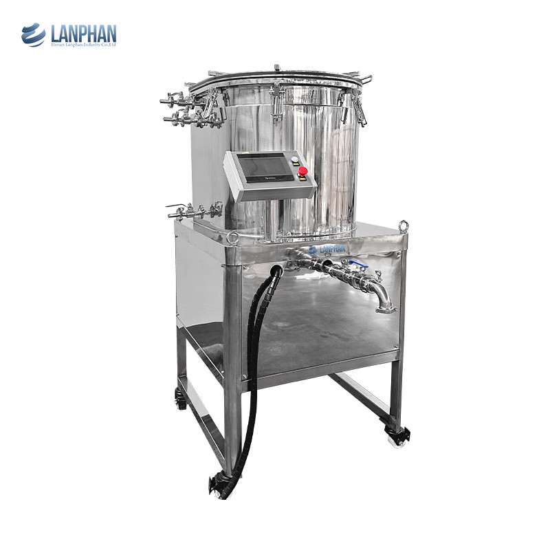 Extractor sin disolvente de agua helada comercial Burbuja de hachís vórtice Separador de tricomas Extracción sin disolvente
