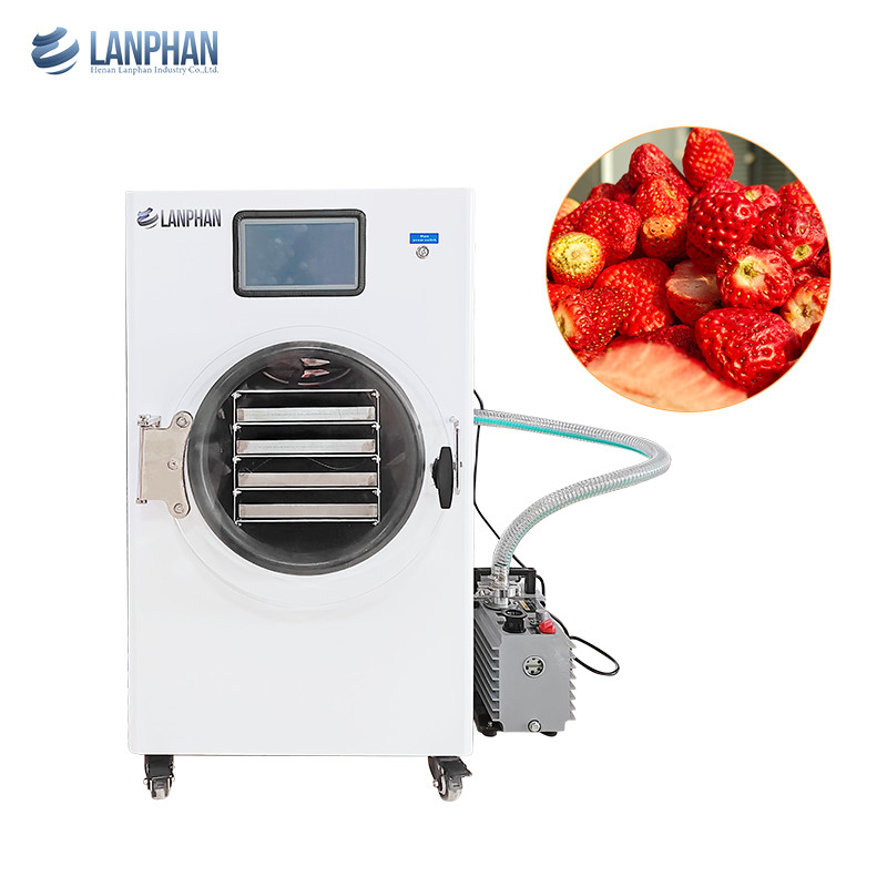 4 bandejas máquina de secado por congelación a vacío de frutas liofilizador secador por congelación para frutas y verduras