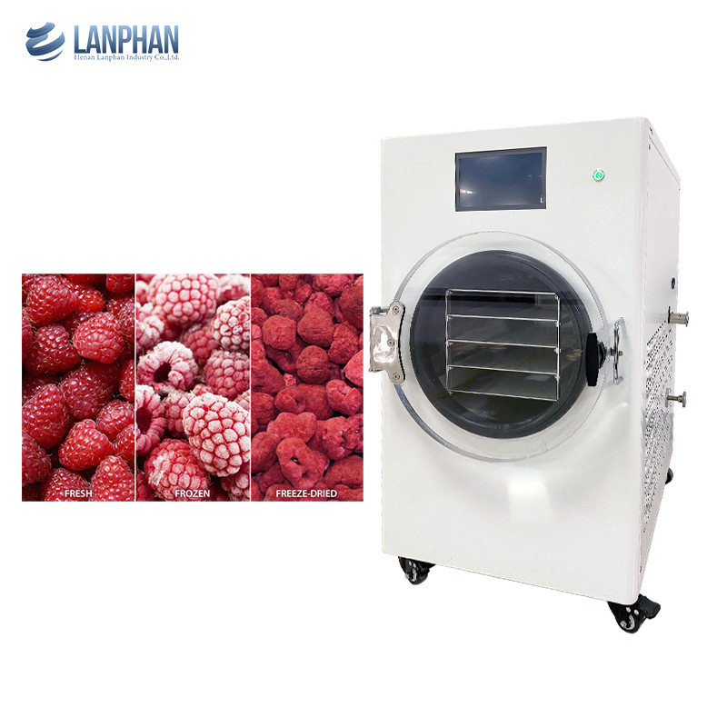 4 bandejas máquina de secado por congelación a vacío de frutas liofilizador secador por congelación para frutas y verduras
