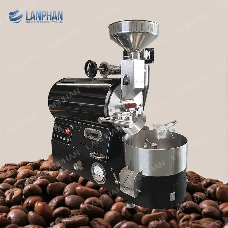 1 kg Mini tostador de café de mesa máquina de tostado de frijoles de nueces máquina de tostado de frijoles de café