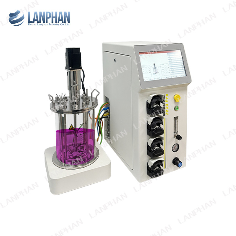 0.25L-15L Plantas de biorreactores de vidrio Biorreactores de laboratorio Equipos de biorreactores para cultivo celular