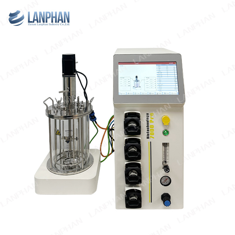 0.25L-15L Plantas de biorreactores de vidrio Biorreactores de laboratorio Equipos de biorreactores para cultivo celular