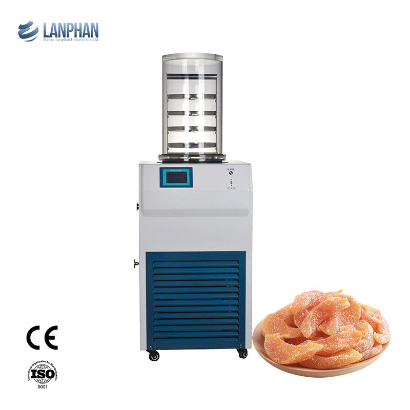Capacidad de captura de agua de 6 kg/24h Secador de congelación de laboratorio con enfriamiento por aire y trampa de frío de acero inoxidable