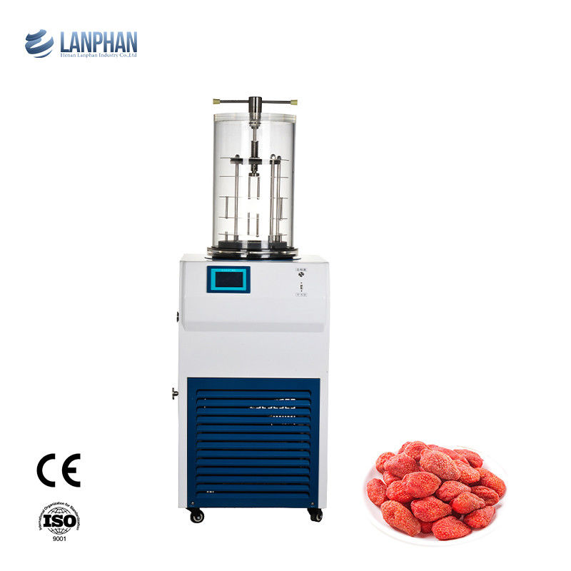Capacidad de captura de agua de 6 kg/24h Secador de congelación de laboratorio con enfriamiento por aire y trampa de frío de acero inoxidable