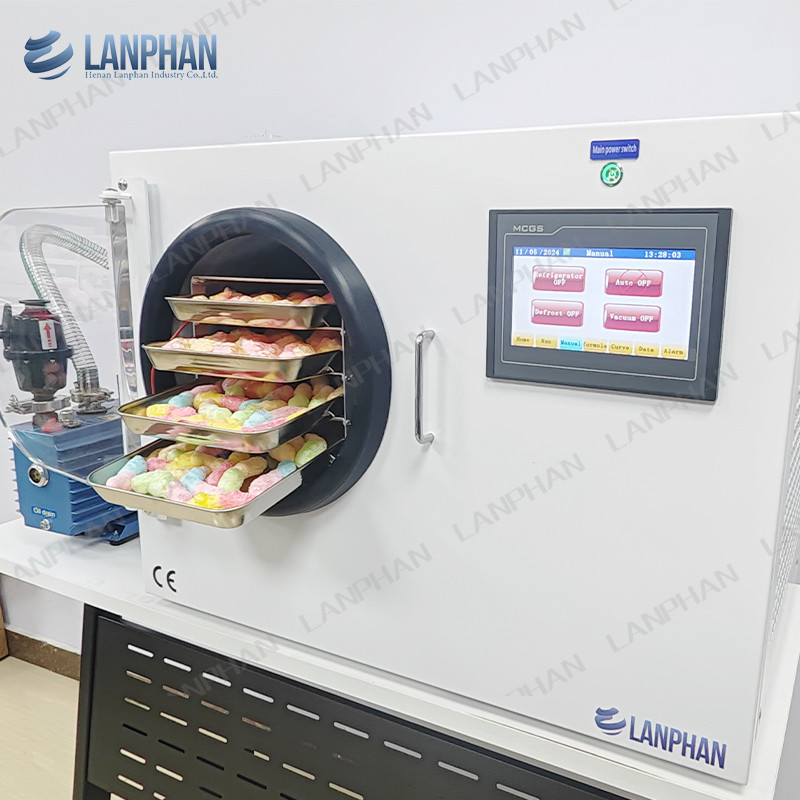 2-3 kg/partido Frutas y verduras Leche, jugo de café Secadora de café Máquina secadora de congelación para el hogar