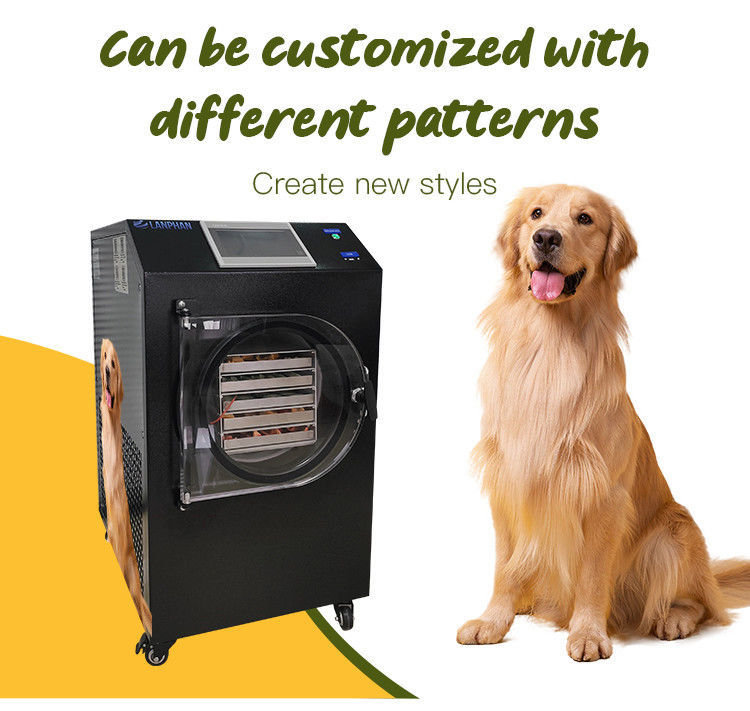 Máquina de secado por congelación con vacío Máquina de secado por congelación para carne Alimentos para mascotas Máquina de secado por congelación de frutas