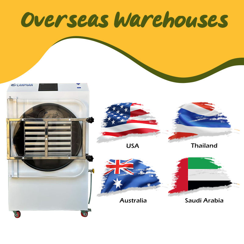 4m2 14 bandejas grandes máquina secadora de frutas de alimentos al vacío precio de los alimentos comerciales equipo de secado por congelación al vacío