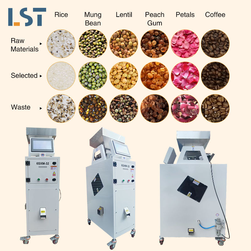 Multi-function MINI Color Sorter Machine for Rice / Peanuts / Sesame / Coffee / Grains / Nut