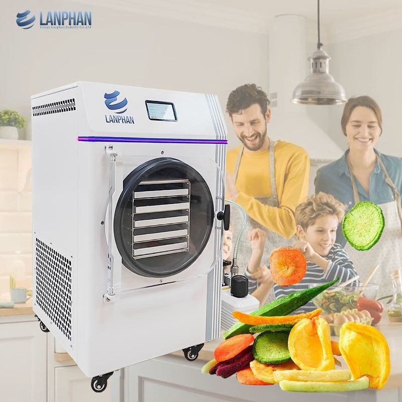 Máquina automática pequeña de liofilización al vacío de 4-6 kg para alimentos, frutas y carne, para uso doméstico