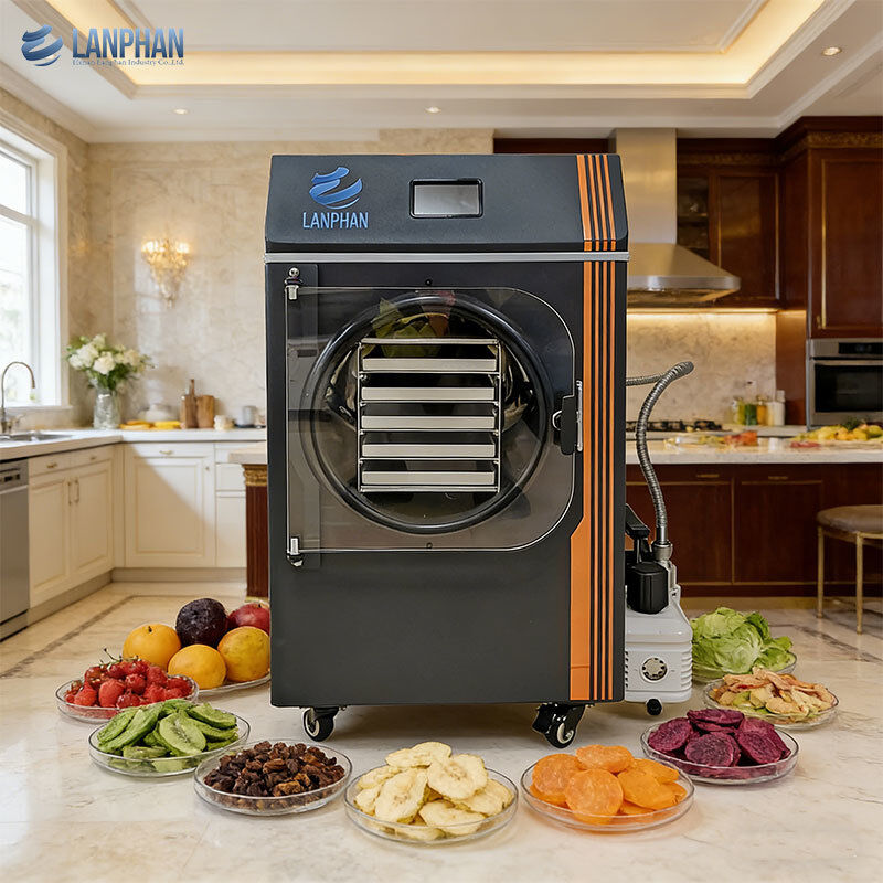 Home Use Vacuum Freeze Dryer Machine with Vaccum Pump for Food Fruit Vegetable
