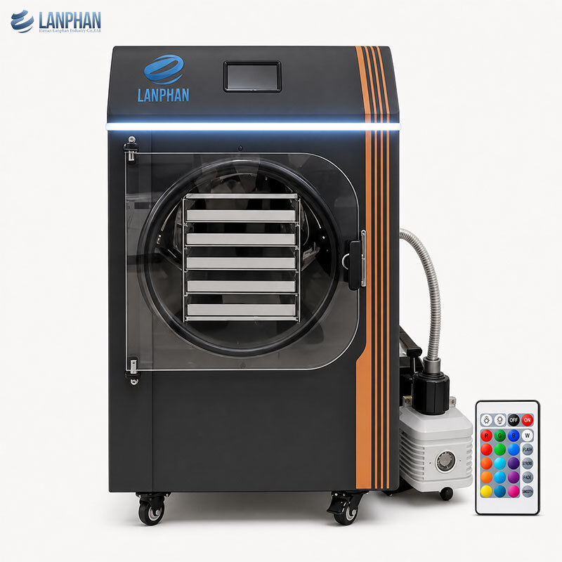 Máquina de secado por congelación para uso doméstico/comercial pequeño para procesamiento de alimentos y secado por congelación al vacío