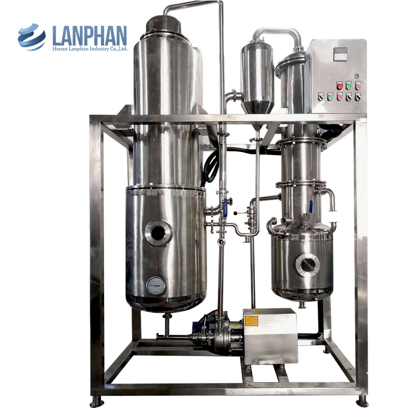 Tipo en capa delgada acero inoxidable de la destilación CBD del laboratorio del evaporador