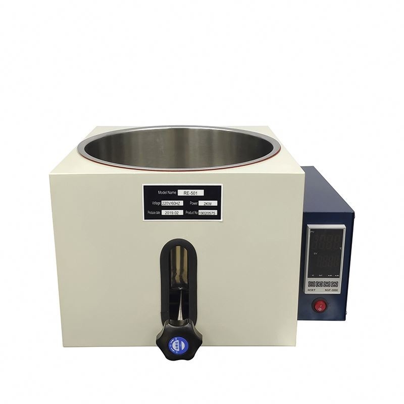 Evaporador rotatorio Eqipment de Small Water Baths del destilador eléctrico del laboratorio RE-501