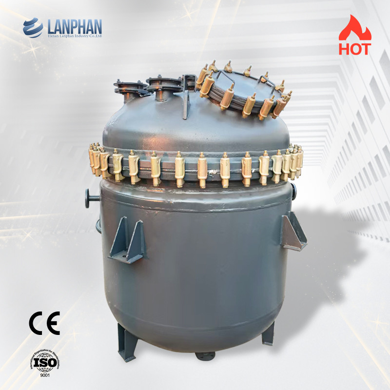 reactor alineado de cristal de alta temperatura de cristal de la soldadura automática del reactor del esmalte del laboratorio 300L