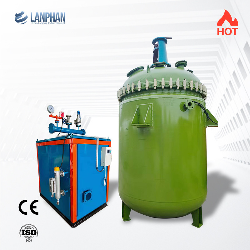 reactor alineado de cristal de alta temperatura de cristal de la soldadura automática del reactor del esmalte del laboratorio 300L