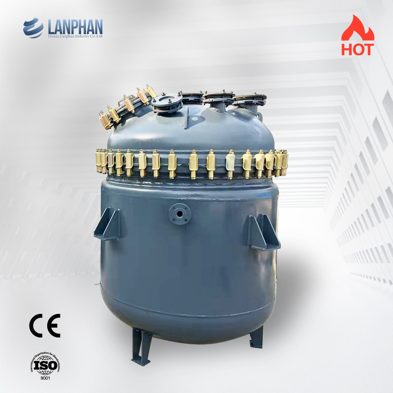reactor alineado de cristal de alta temperatura de cristal de la soldadura automática del reactor del esmalte del laboratorio 300L