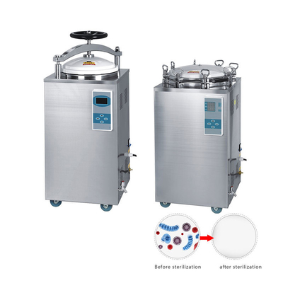 Vertical 0.22MPa de alta presión de la autoclave de la comida del hospital del esterilizador