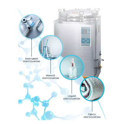 Comida 100 litros de las autoclaves de Medicial de esterilizadores de alta presión químicos del vapor 0,23 Mpa