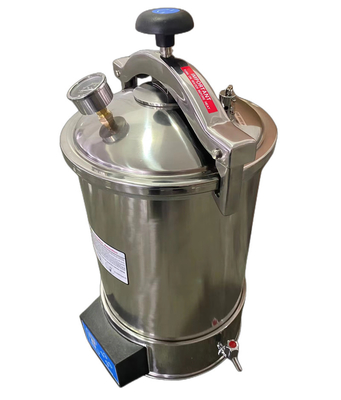 Portátil automático de acero inoxidable médico 18L del vapor de la autoclave de alta presión del esterilizador