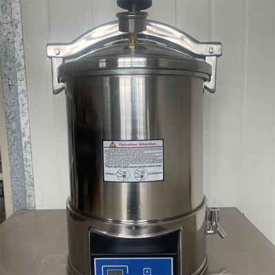 Calefacción eléctrica portátil 18L 24L del esterilizador de la autoclave del laboratorio dental médico