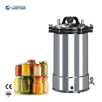 Réplica a presión vapor de la autoclave del esterilizador del indicador digital 24 L para la comida enlatada
