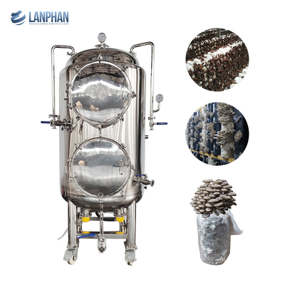330L bolsas de autoclave industrial de vapor de hongos de esterilización de la caldera 9KW