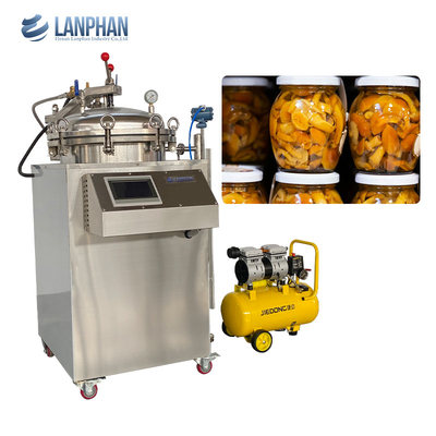 Máquina de esterilización de alimentos con autoclave de retorte vertical Esterilizador automático de autoclave