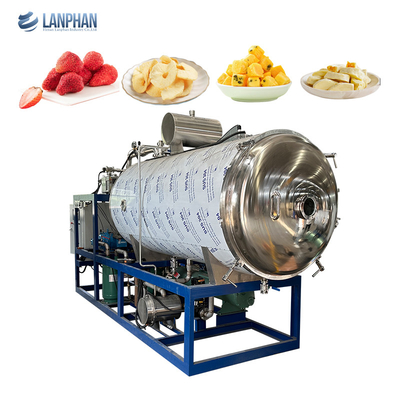Gran máquina de secado por congelación de alimentos de acero inoxidable para secadores de flores de frutas