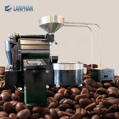 Máquina de tostado de café automático de café 60 kg máquina de tostado de granos de café