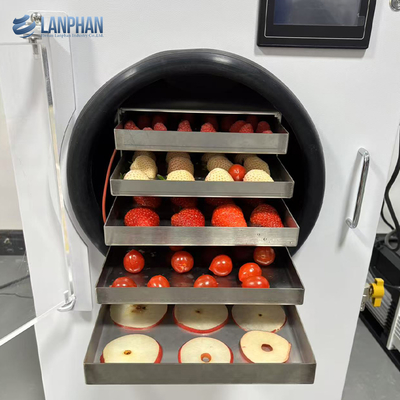 Fabricante de fábrica Liofilizador pequeño de 4-6 kg para alimentos, máquina de liofilización al vacío para el hogar