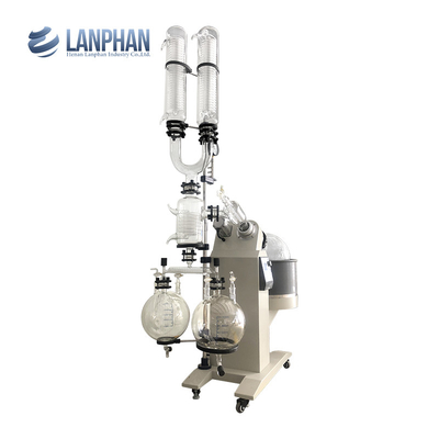 evaporador doble del vacío del efecto de la columna de destilación del laboratorio