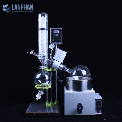 Destilador farmacéutico Glass Rotation Evaporator del vacío del vapor