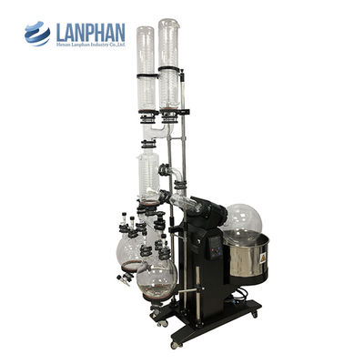 Evaporador rotatorio del laboratorio del condensador 10L del doble de Lanphan