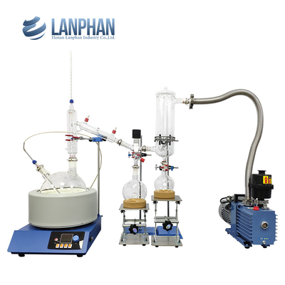 Borosilicate G3.3 del cristalizador del laboratorio del equipo de la destilación de la trayectoria corta alto